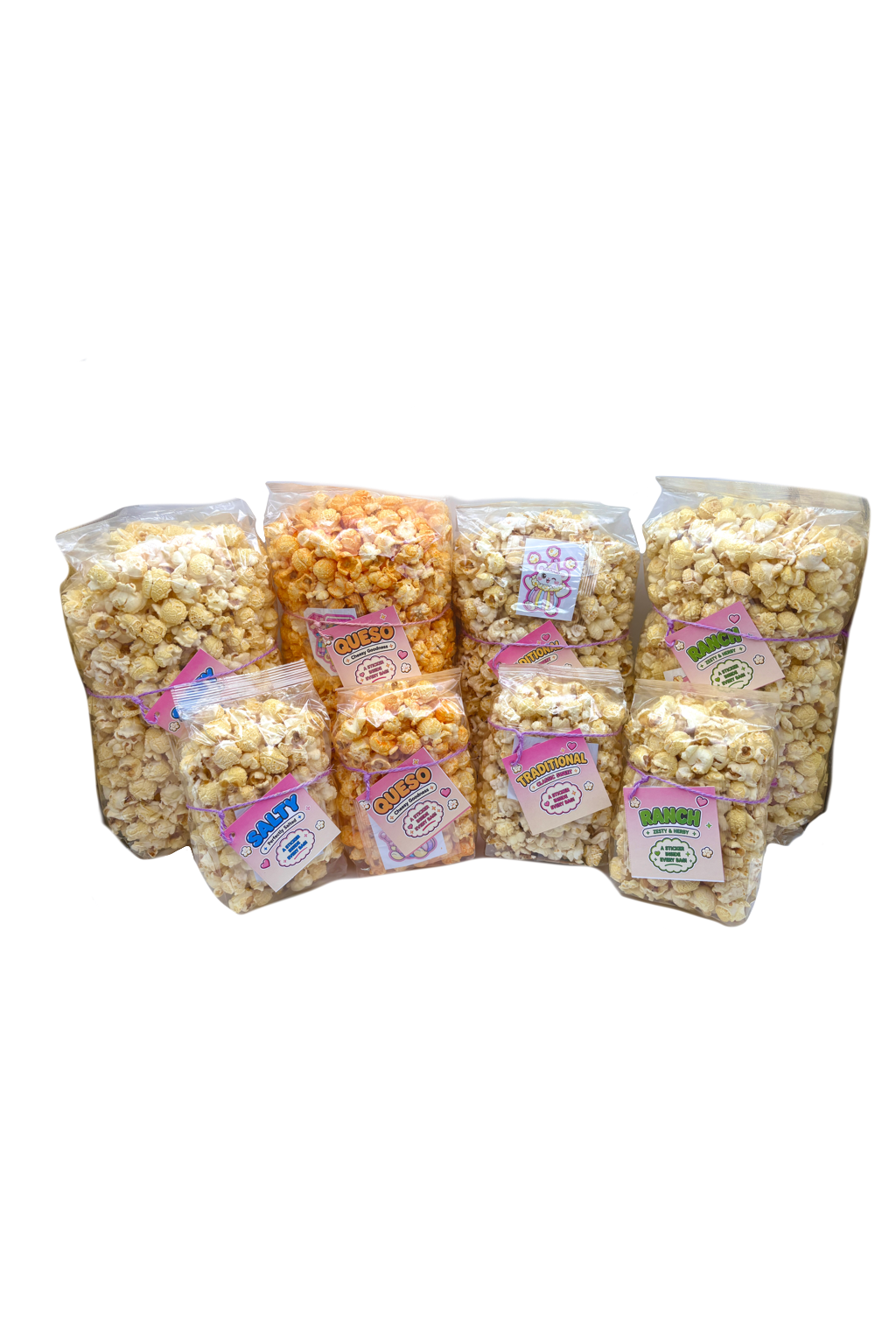Artisan snack products on a boutique retail shelf